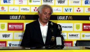 Vahid Halilhodzic après la victoire de Nantes face à Marseille : « Ce match me donne beaucoup de regrets » - Foot - Ligue 1 - Nantes