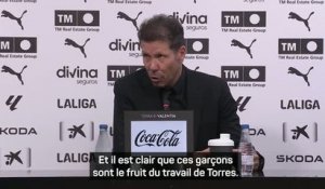 Atlético - Les jeunes du centre de formation donnent la victoire, Simeone félicite Fernando Torres