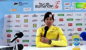 Tour de Romandie 2026 - Tadej Pogacar en conférence de presse après la 5e étape et sa victoire au classement général