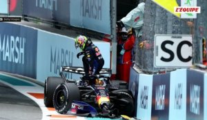 La voiture de sécurité déployée au Grand Prix de Miami après les accidents d'Isack Hadjar et Pierre Gasly - F1 - GP de Miami