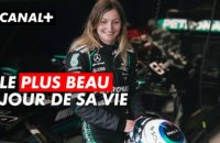 Doriane Pin a piloté la F1 de Lewis Hamilton