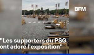 L'exposition de Yann Arthus-Bertrand vandalisée suite à la victoire du PSG