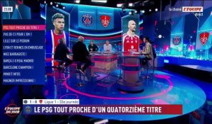 Le PSG tout proche d’un quatorzième titre de Ligue 1 après sa victoire contre Brest : « Le but de Doué est fondamental » - Foot - Ligue 1