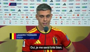 Leandro Trossard : « On monte en puissance » - Coupe du monde 2026 - Belgique