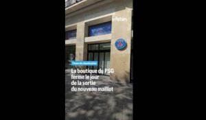 Canicule : la boutique du PSG des Champs ferme le jour de la sortie du nouveau maillot