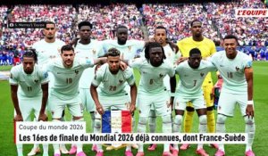Les 16es de finale de la Coupe du monde 2026 déjà connus - Foot - Coupe du monde 2026