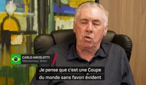 Brésil - Ancelotti estime qu'il n'y a aucun "favori évident" pour cette Coupe du monde