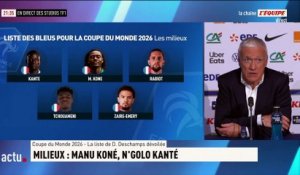 « Il a fait une très bonne saison » : Didier Deschamps revient sur l'absence de Corentin Tolisso - Foot - Coupe du monde - Liste des Bleus Mondial 2026