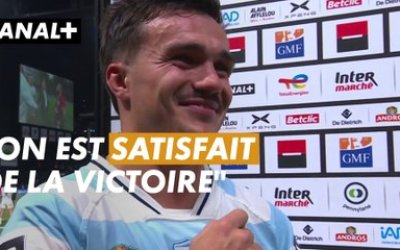 Les mots de Max Spring après la victoire à domicile du Racing face à Toulon