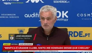 Benfica - Mourinho : "Je n’ai pas signé avec le Real Madrid"