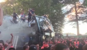 Inter - La belle parade des Nerazzurri dans les rues de Milan