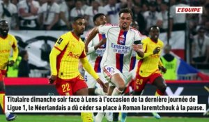 Ruben Kluivert victime d'un pneumothorax lors d'OL-Lens - Foot - Ligue 1