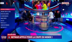 Neymar finalement appelé par Carlo Ancelotti - Foot - Brésil