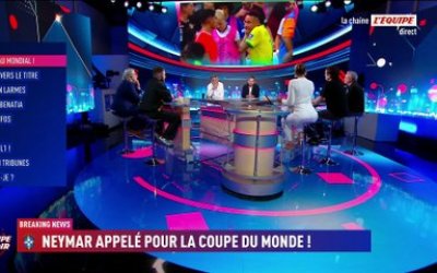 Neymar finalement appelé par Carlo Ancelotti - Foot - Brésil