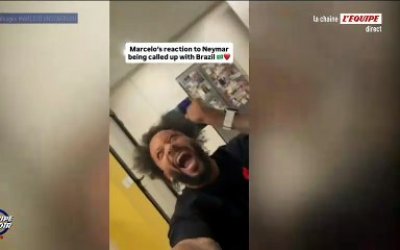 « On va tout déchirer » : l'explosion de joie de Marcelo à l'annonce de la convocation de Neymar - Foot - Coupe du monde - Brésil