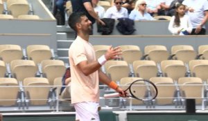 Roland-Garros 2026 - Novak Djokovic et Daniil Medvedev à l'entraînement ce jeudi 21 mai