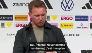 Allemagne - Nagelsmann annonce que Neuer sort de sa retraite et sera numéro 1 à la CdM