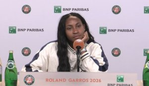 Roland-Garros 2026 - Coco Gauff : "Je voulais commencer par exprimer ma profonde tristesse..."