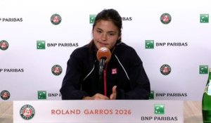 Roland-Garros 2026 - Emma Raducanu : "Malheureusement, cette année, les choses n'ont pas tourné en ma faveur"