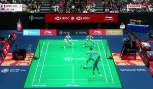 Le replay du 16e de finale des frères Popov - Badminton - Open de Singapour