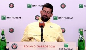Roland-Garros 2026 - Novak Djokovic : "C'est clairement de ma faute si je n'ai pas conclu en trois sets"