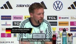 Allemagne - Nagelsmann veut que son groupe "forme une famille" à la Coupe du monde