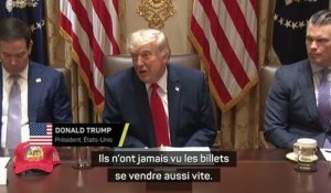 Coupe du monde - Trump : "Ils n’ont jamais vu les billets se vendre aussi vite"
