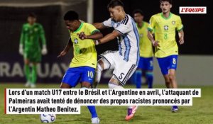 Le Brésilien Eduardo Conceiçao suspendu quatre mois après avoir dénoncé des insultes racistes - Foot