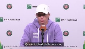 Roland-Garros - Swiatek : "Une mauvaise journée au bureau"