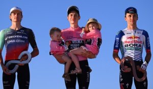 Tour d'Italie 2026 - Les podiums à Rome avec Vingegaard, Magnier, Gall, Ciccone, Hindley...