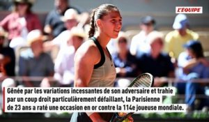 Diane Parry s'arrête en 8es de finale, vaincue par Maja Chwalinska - Tennis - Roland-Garros (F)