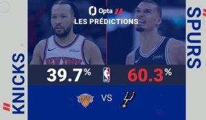 NBA Finals - New York Knicks vs. San Antonio Spurs, les prédictions d'Opta