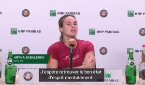 Roland-Garros - Sabalenka : "J’ai juste envie d’arrêter le tennis maintenant"