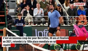 Matteo Berrettini abandonne les larmes aux yeux, Matteo Arnaldi rejoint Flavio Cobolli pour une demi-finale 100 % italienne à Roland-Garros - Tennis -  - Roland-Garros