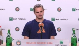 Roland-Garros 2026 - Alexander Zverev en finale : “Je ne me voyais pas comme favori”