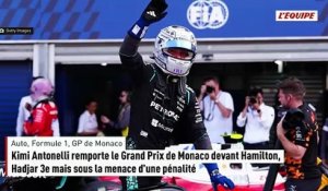 Kimi Antonelli a remporté le Grand Prix de Monaco  pour la première fois de sa carrière. - F1 - GP de Monaco