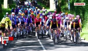 Wout Van Aert vainqueur au sprint de la 5e étape du Tour Auvergne-Rhône-Alpes, Alex Baudin toujours en jaune - Cyclisme - Tour Auvergne-Rhône-Alpes