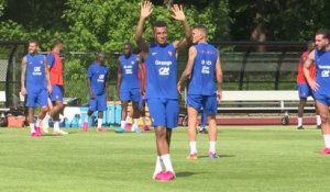 Bleus - Entraînement en public pour les Bleus