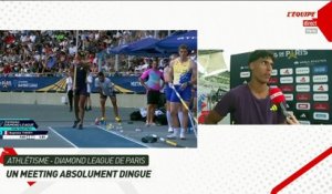 Baptiste Thiery, 2eme derrière Armand Duplantis : « J'avais des prétentions un peu plus élevées » - Athlé - Ligue de diamant - Meeting de Paris