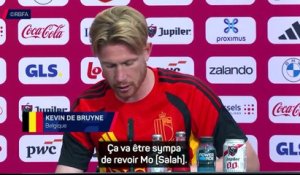 De Bruyne : « Ça va être sympa d’affronter Salah, comme au bon vieux temps » - Foot - Coupe du monde 2026