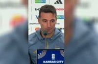 Argentine - Scaloni sans mots après le triplé de Messi