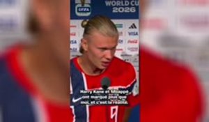 Norvège - Haaland relativise son statut de meilleur buteur face à Kane et Mbappé