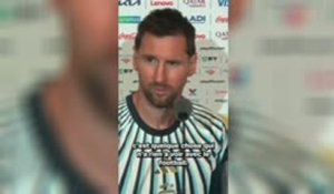Argentine - Messi ému après son but : “Des jours compliqués”