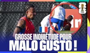 Coupe du Monde 2026 : Touché au pied, Malo Gusto écourte l'entrainement des Bleus