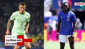 Coupe du monde : les Bleus avec Lucas Digne, Bradley Barcola et la surprise Manu Koné face à l'Irak ? - Coupe du monde 2026 - Bleus