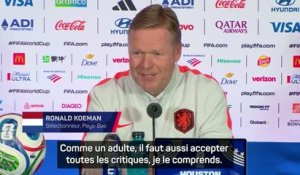 Pays-Bas - Koeman assume les choix forts après le nul face au Japon