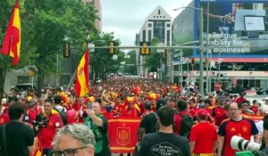 Ambiance de feu avant le match de la Roja - Foot - Coupe du monde