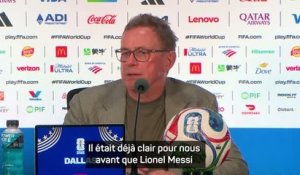 Autriche - Rangnick : “Messi a encore prouvé qu’il est le meilleur joueur qui ait jamais existé”