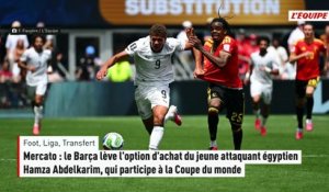 Mercato : le Barça lève l'option d'achat du jeune attaquant égyptien Hamza Abdelkarim, qui participe à la Coupe du monde - Foot - Liga - Transferts