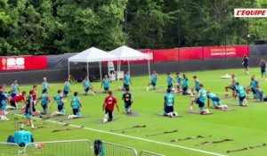 Victor Munoz toujours à l'écart lors de l'entraînement de l'Espagne à deux jours du match contre l'Uruguay - Foot - Coupe du monde 2026 - Espagne